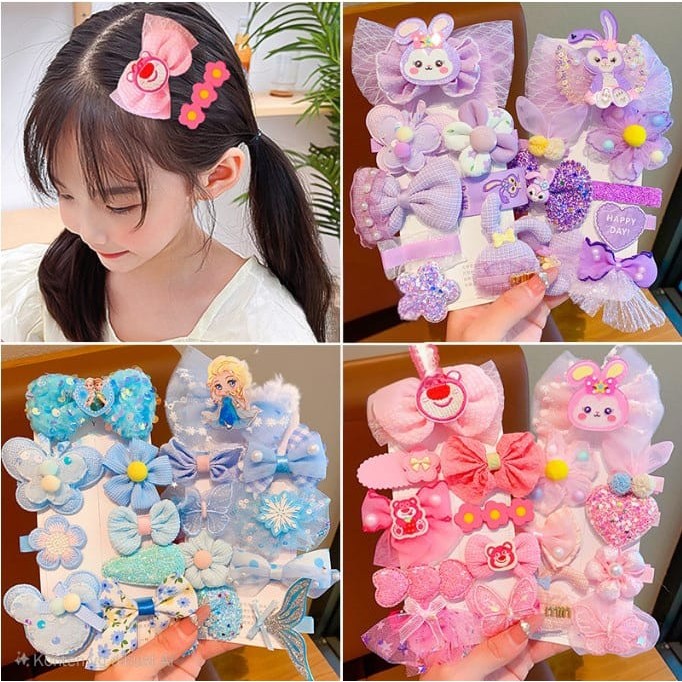 SET JEPIT RAMBUT ANAK PREMIUM  JEPITAN HAIRCLIP ANAK PEREMPUAN AKSESORIS RAMBUT ANAK