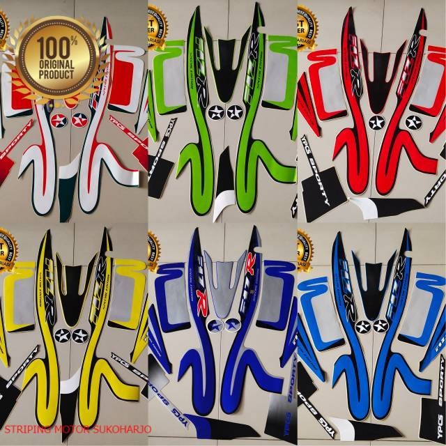 (ORI) striping yamaha fizr  fiz r caltex kualitas original