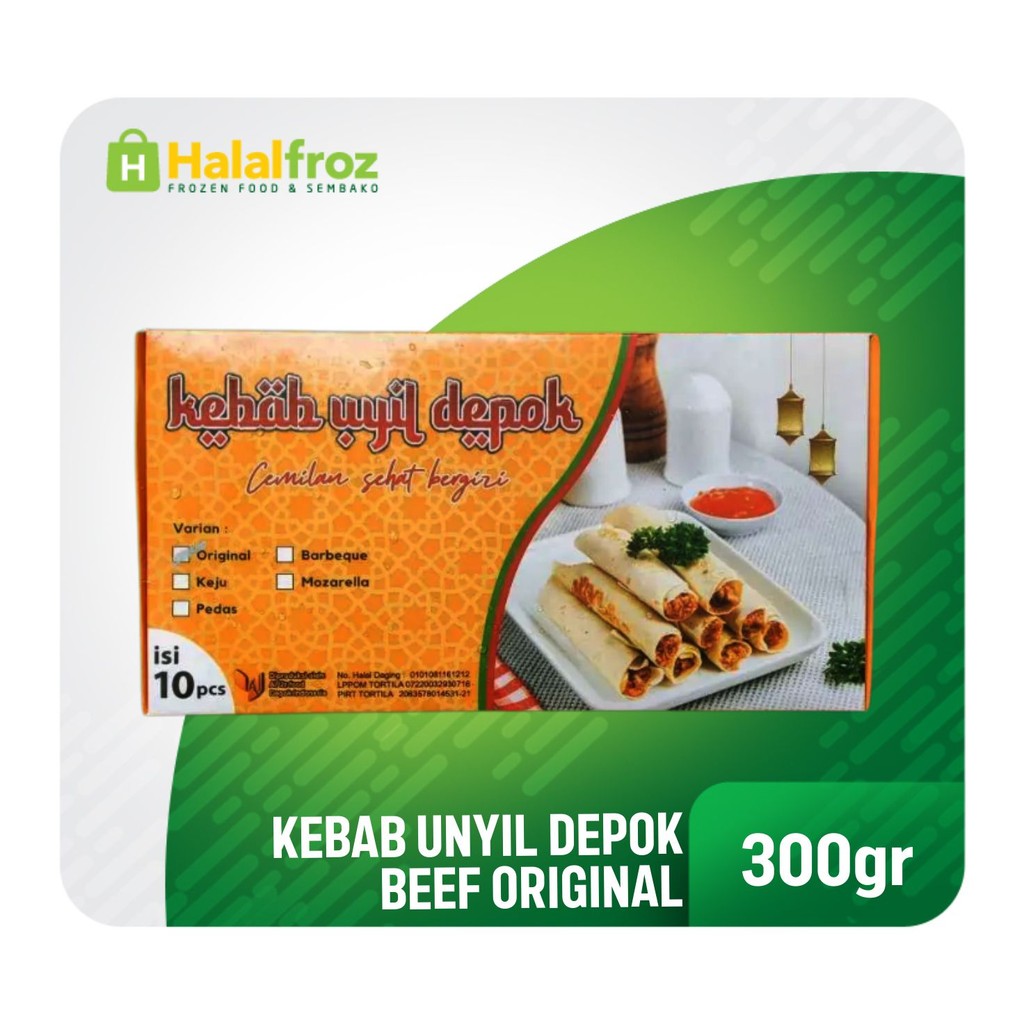 

Kebab Unyil Depok Beef Original 300gr (20s)