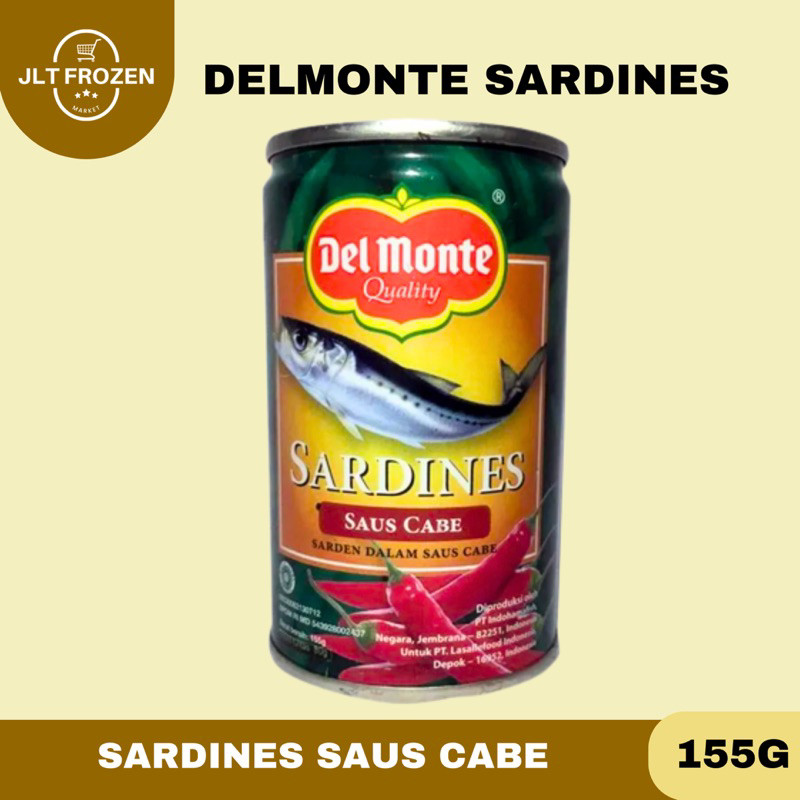 

Delmonte Sardines Saus Cabe / Saus Tomat / Sarden Kaleng - 155gr