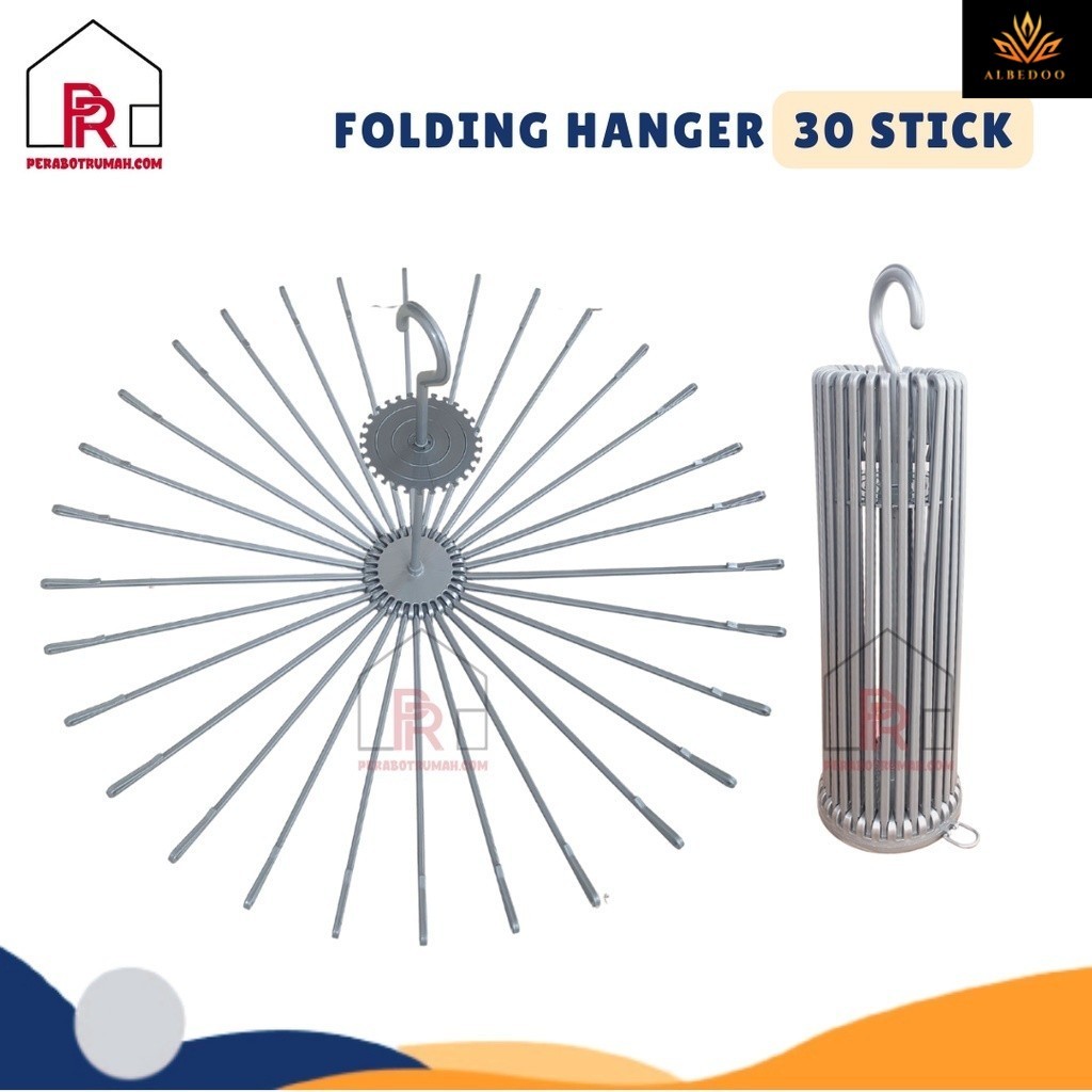 Jemuran Baju Bayi - Folding Hanger / Jemuran Putar / Gantungan Pakaian Anak Aesthetic