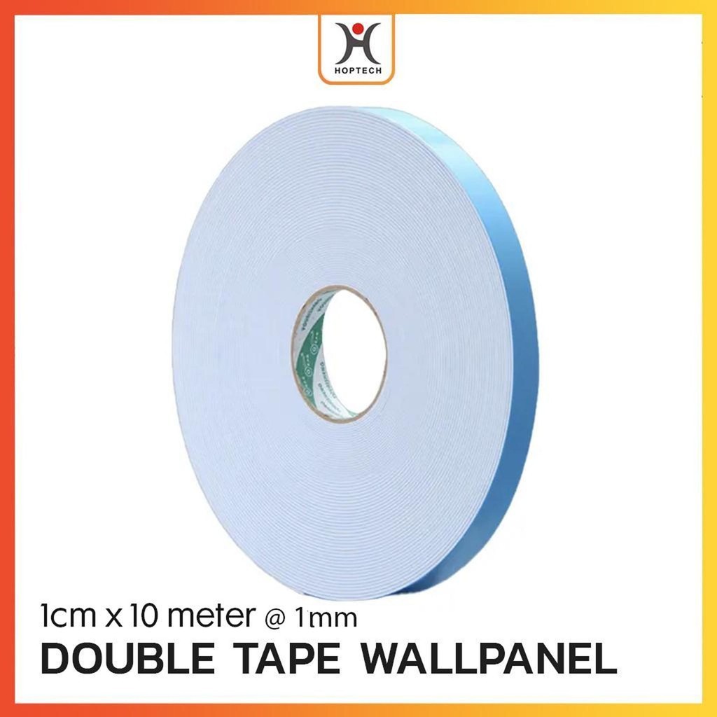 

DOUBLE TAPE UNTUK PVC WALL PANEL | FOAM DOUBLE TAPE TEBAL 1MM PANJANG 50M