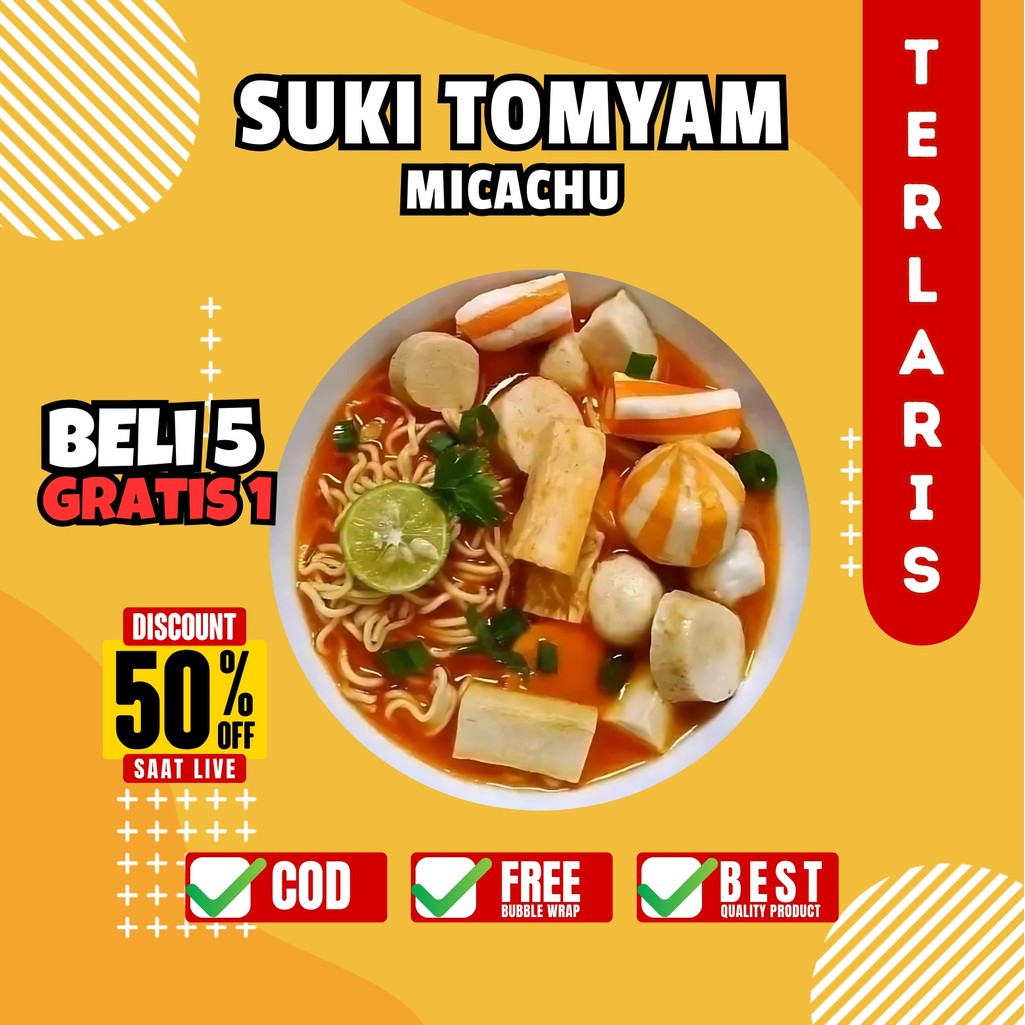 

SUKI TOMYAM MICACHU (TANPA SAYUF&JAMUR) ENAK&MURAH