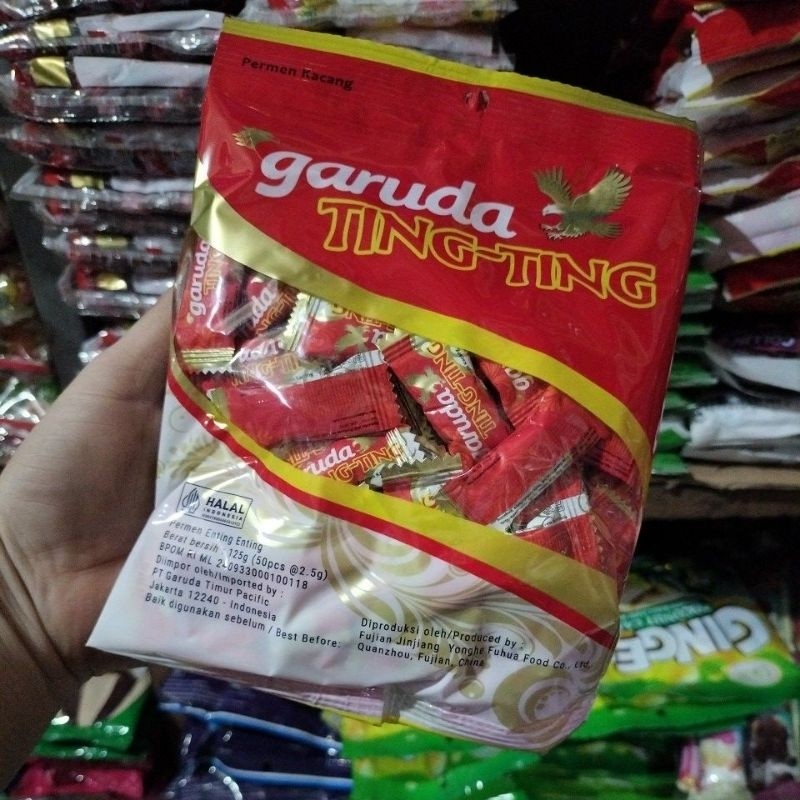 

Garuda TING-TING Permen enting enting harga 1 bungkus isi 50pcs