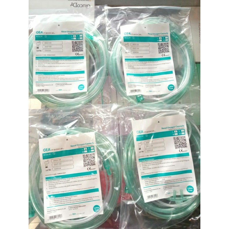 Selang Oksigen/ Selang Canul Oksigen Dewasa GEA