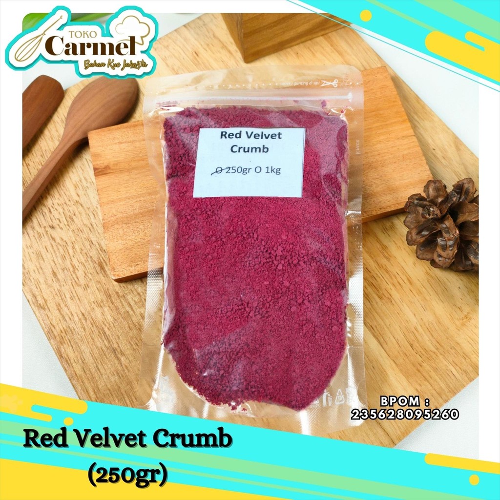 

Biskuit Crumb Red Velvet 250gr
