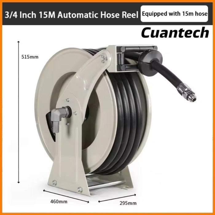 HOSE REEL GULUNGAN SELANG BBM 1" INCH GOLDEN POWER JAPAN HOSE 15METER HOSE REEL OIL 1"INCH