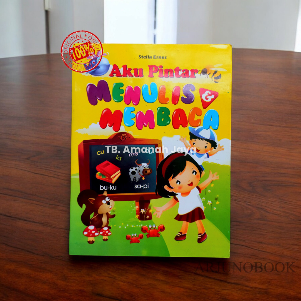 Buku Aku Pintar Menulis dan Membaca Untuk Anak TK & SD Kelas 1 (Full Color)