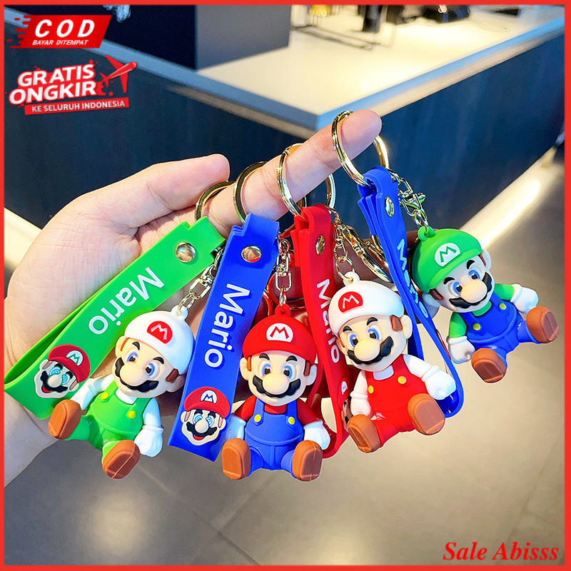 GANTUNGAN KUNCI MARIO BROS / KEYCHAIN MARIO / LUIGI / MARIO / SOUVENIR MARIO