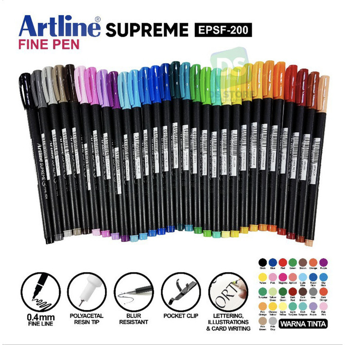 

Spidol artline EPFS-200 0.4 MM - Grey