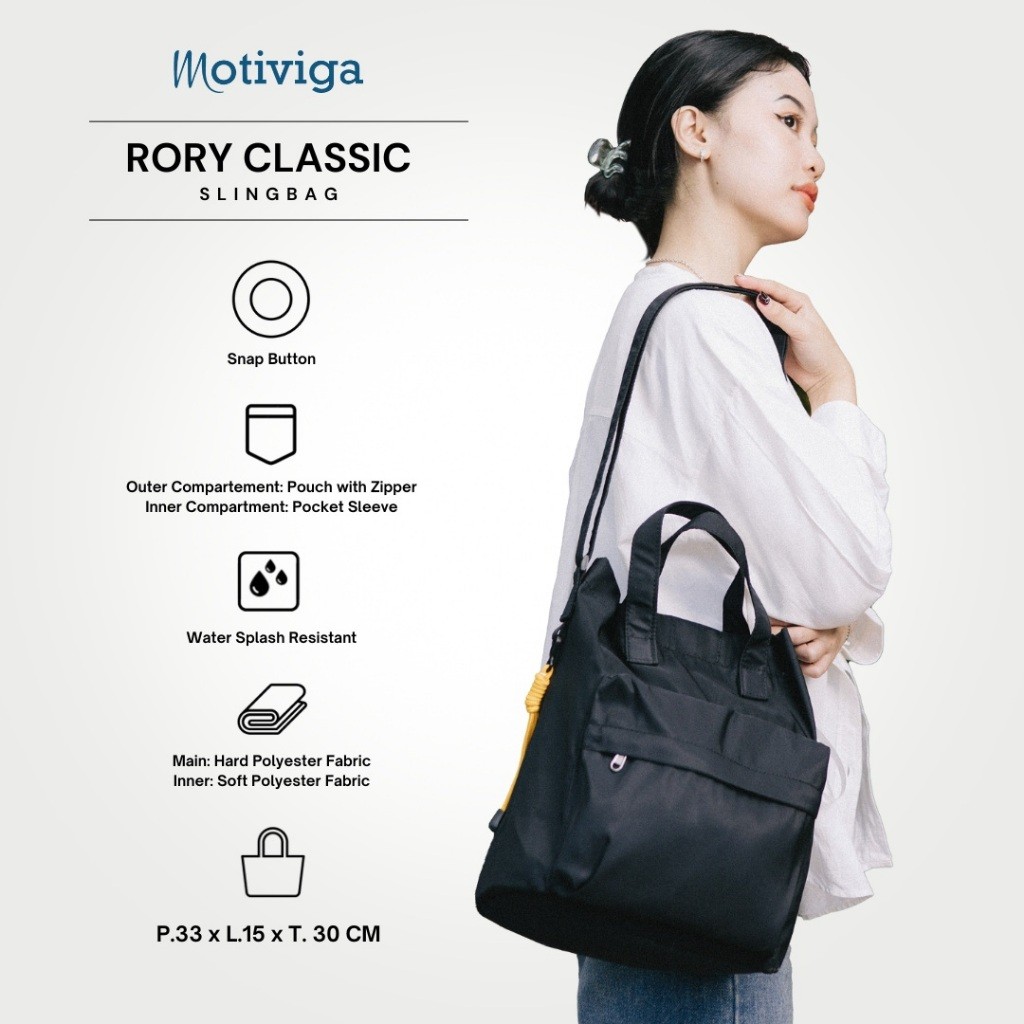 Motiviga Tas Selempang Sling Bag Unisex Classic - Rory