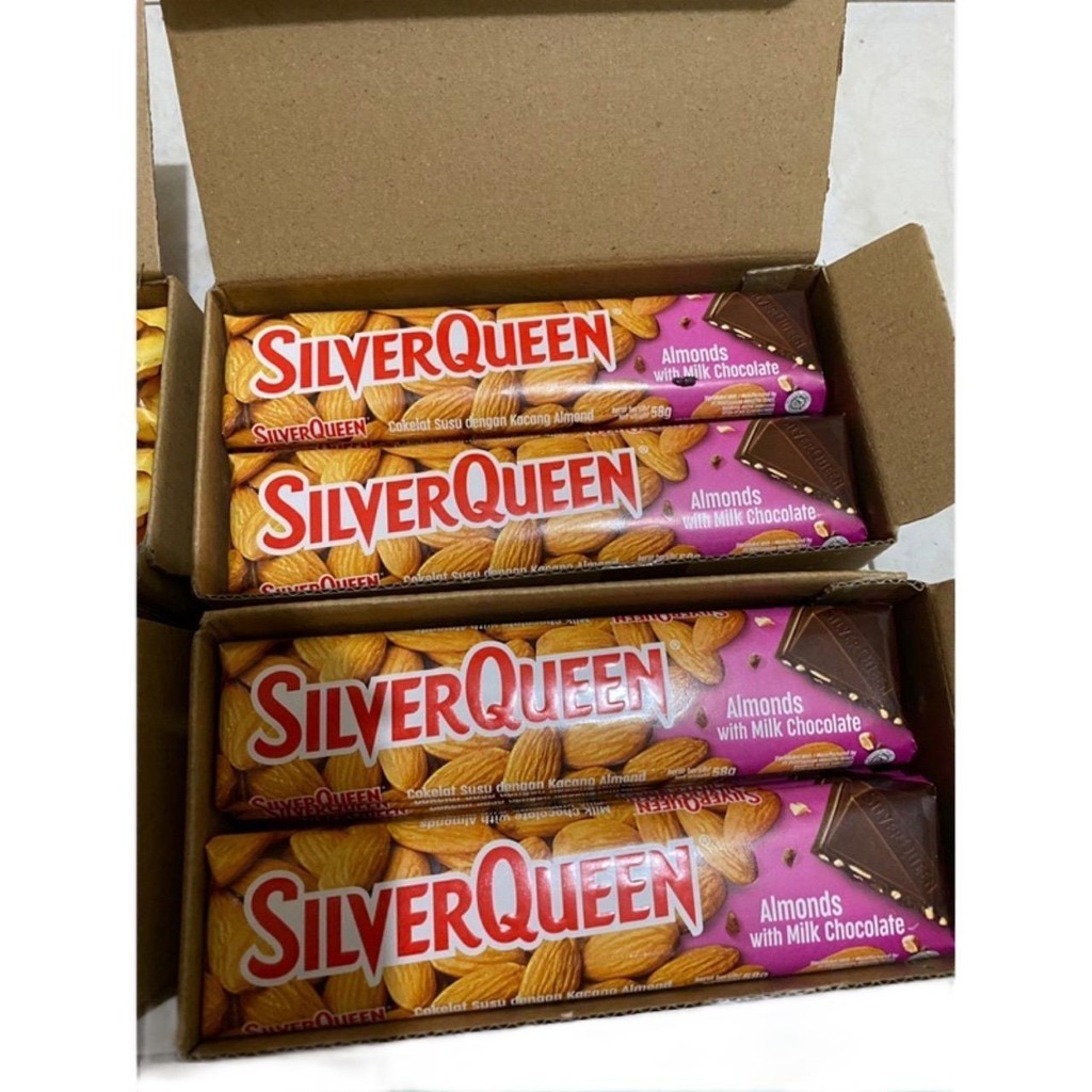 Pretty_Ballerinas Coklat Silverqueen 1 Box 55 Gram Cokelat Valentine
