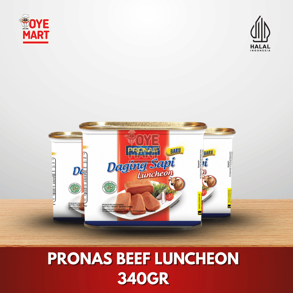 

PRONAS BEEF LUNCHEON 340GR / DAGING SAPI LUNCHEON