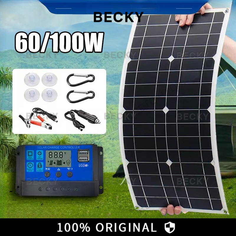 100W SOLAR PANEL PANEL SURYA PEMBANGKIT LISTRIK TENAGA SURYA 60W SOLAR PANEL PANEL SOLAR PANEL SURYA