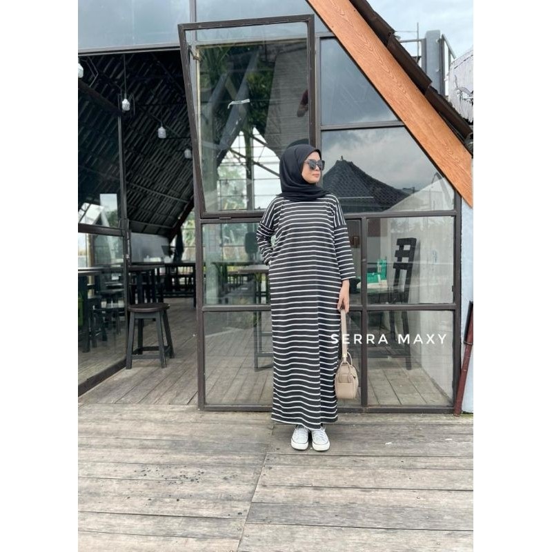 New Dress Daily Bahan Catton Combad 24 S Serra Maxy Bisa COD