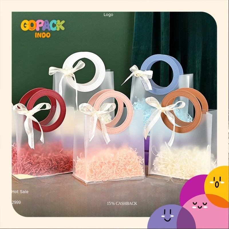 

Tas Mika PVC Transparan Doff Goodiebag Hampers Souvenir Ulang Tahun Doff Tas Mika Doff