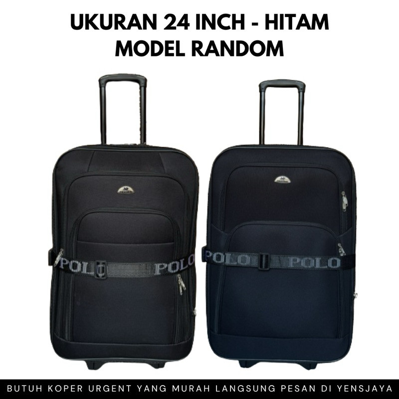 JAMIN MURAH [MEDIUM] KOPER KAIN POLO TWIN / POLO GEAR UKURAN 24 INCH - KOPER KAIN 24 INCH RINGAN ORI