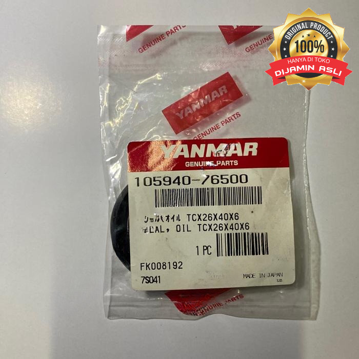Oil seal starting Yanmar TS190 TS230 105940-76500 Original DIJAMIN ASLI YANMAR