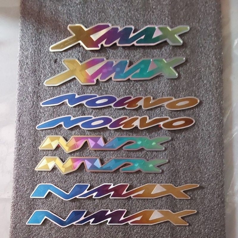 emblem titanium yamaha mio,nouvo,lexi,nmax,xmax,soulgt,Y15zr,luvias,aerox,nvx made in vietnam