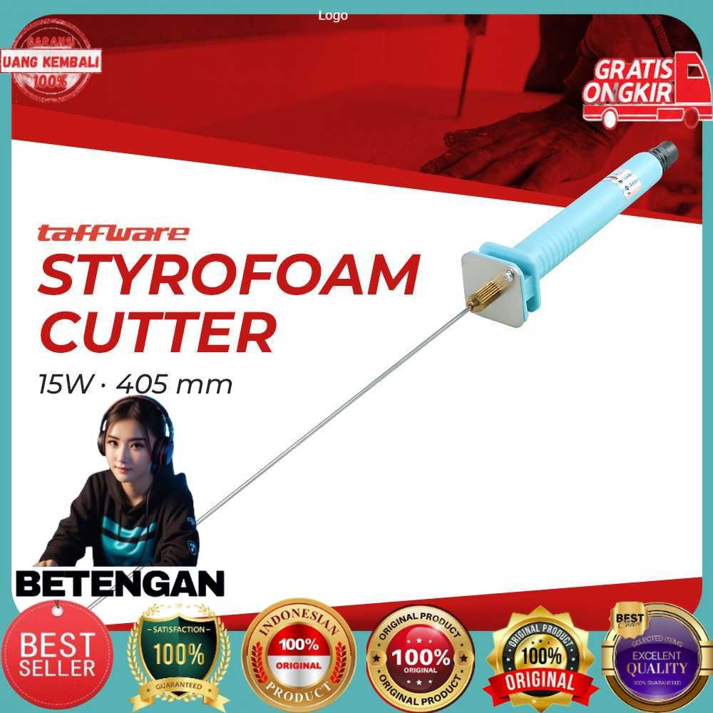 

Taffware Pemotong Busa Polystyrene Styrofoam Cutter 15W 405mm - CT25