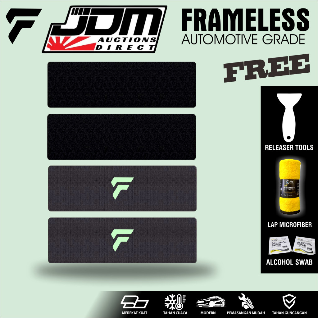 frameless plate mobil JDM dudukan frameless plat mobil JDM