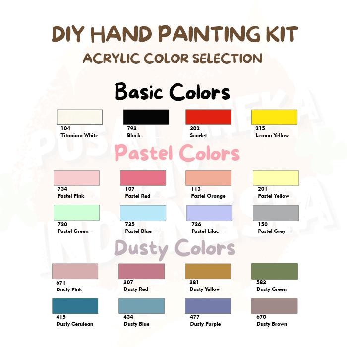 

Promo DIY Hand Painting Kit 1 Set Canvas Board Couple | Kanvas Lukis Cap Tangan Pasangan 7x7 20x20 20x30 30x30 30x40 - SPC 20x20 Putih, Pink & Blue (Pastel) Terlaris