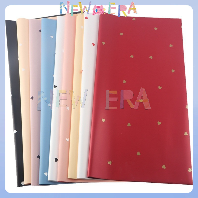 

[20 Lembar] Kertas Bunga Buket Love Kecil Flower Wrapping Paper Motif Love Mini Cellophane Florist