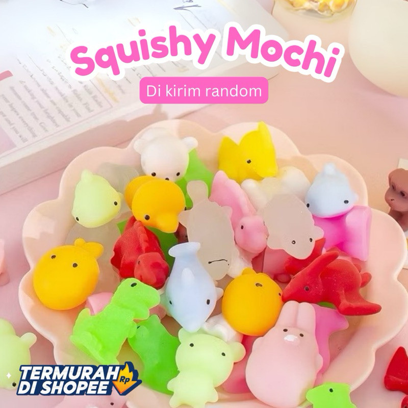Mainan SQUISHY MOCHI mini moni / Squishy HP/ Squishy moni Moni / Animal squishy KANA