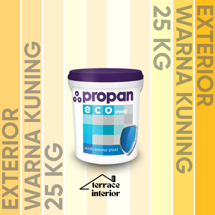 Cat Tembok Exterior Propan Eco Shield  Warna Kuning 25 Kg