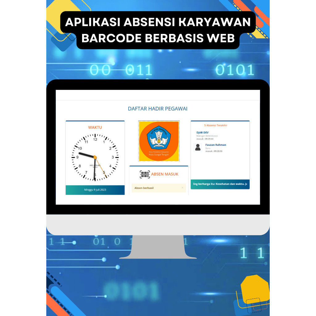 Aplikasi Absensi Karyawan Barcode Berbasis Web