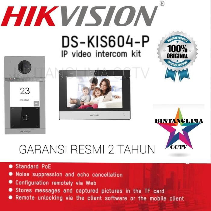 

ACCESS CONTROL HIKVISION KIT DS-KIS604-P