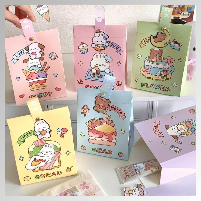 

Goodie Bag Ulang Tahun Anak Motif Kartun Lucu / Kertas Bungkus Suvenir Tali Karakter Lucu - OS0604