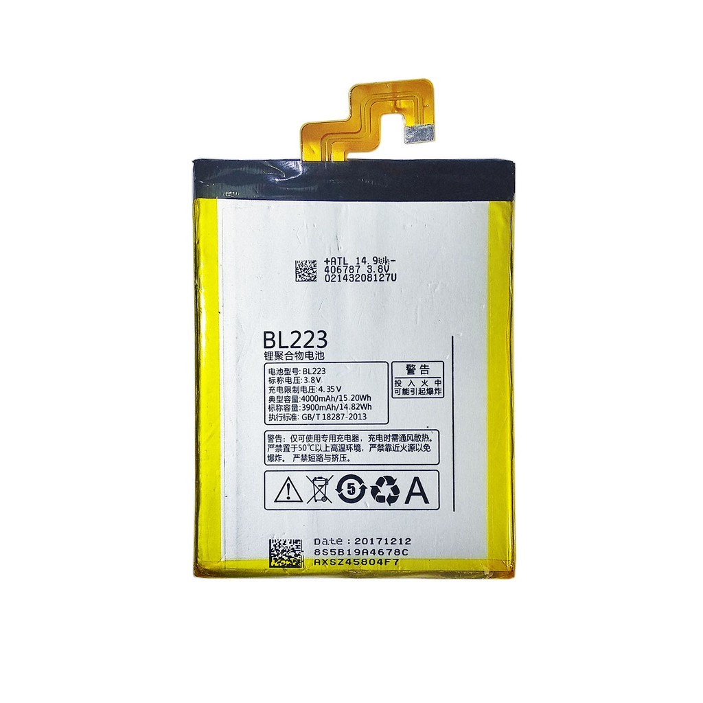 Baterai Batre  lenovo Vibe Z2 Pro K920 BL223 BL-223 BL 223 Batre Original Batre lenovo