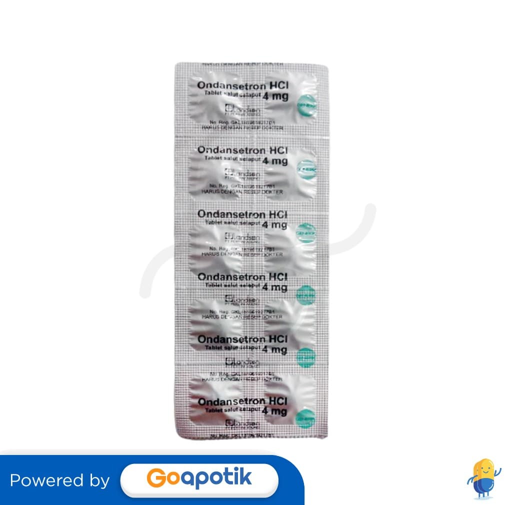 Ondansetron Hcl Pertiwi 4 Mg Strip 10 Tablet