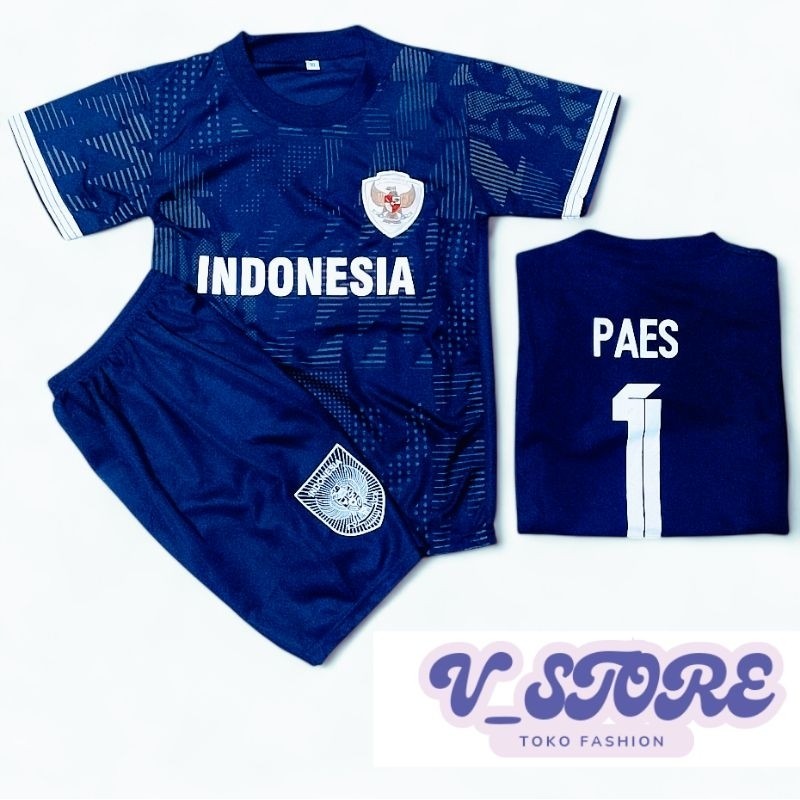 SETELAN JERSEY BOLA ANAK TIMNAS INDONESIA TERBARU USIA 1-15 TAHUN