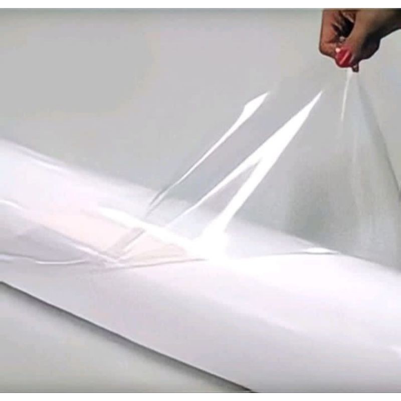 STICKER SKOTLET MOTOR TRANSPARAN PUTIH BENING GLOSSY STIKER SCOTLET TRANSPARAN BENING GLOSSY DOF