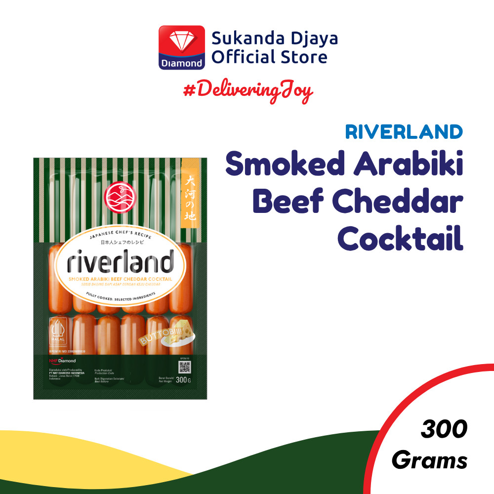 

Riverland Smoked Arabiki Beef Cheddar Cocktail 300 Gr