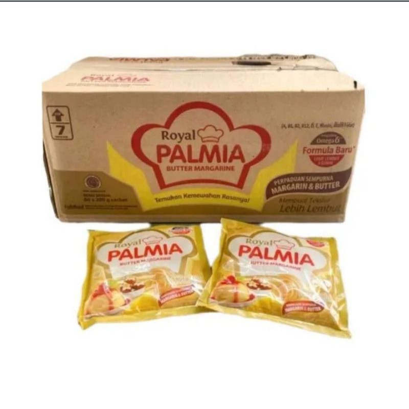 

Palmia royal butter 200gr 1 dus isi 60 sachet EXP : MARET 2026