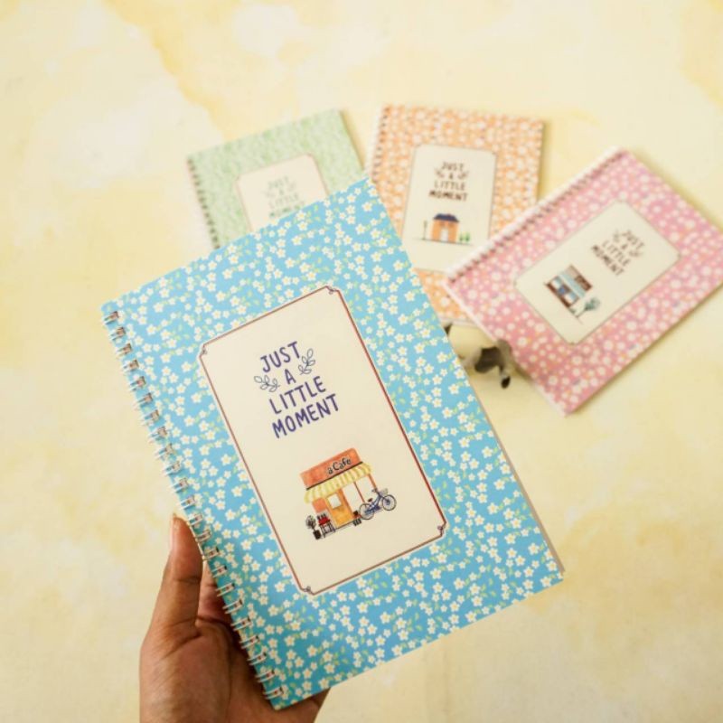 

NOTEBOOK SPIRAL A5 / BUKU DIARY FLOWER ESTETIK
