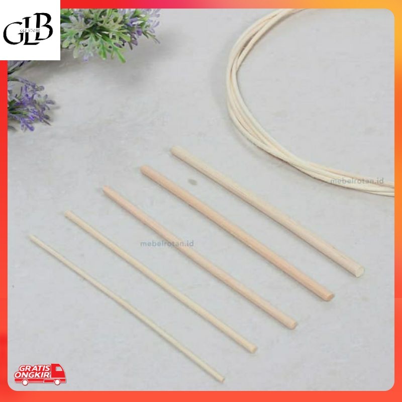 Kerajinan UMKM / Bahan kerajinan rotan asli / rotan core / rotan pitrik / buluh batangan untuk keraj