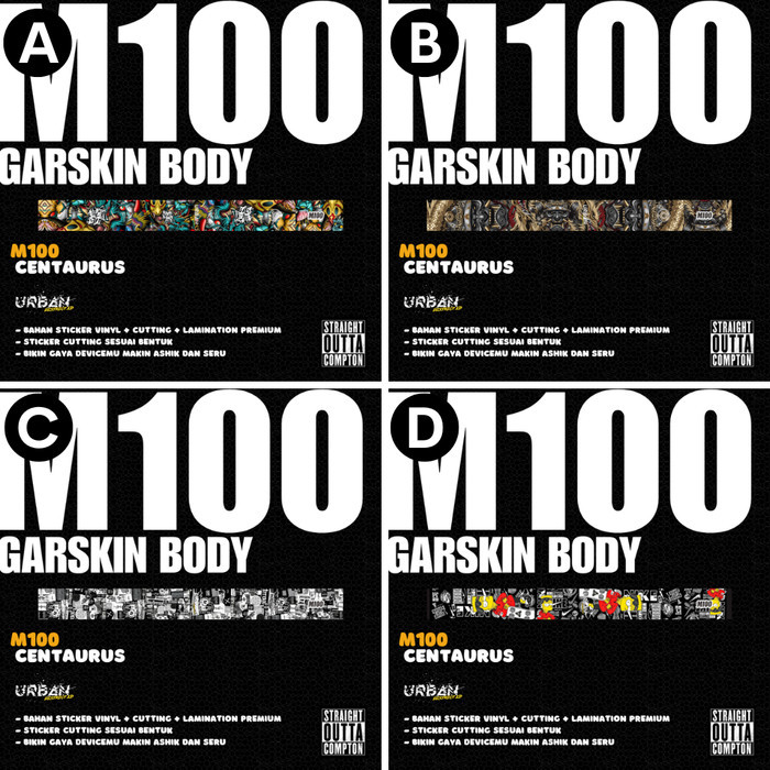 

URB F.Body Stiker M100 Finyl Part 1 by Catalyst Handicraft