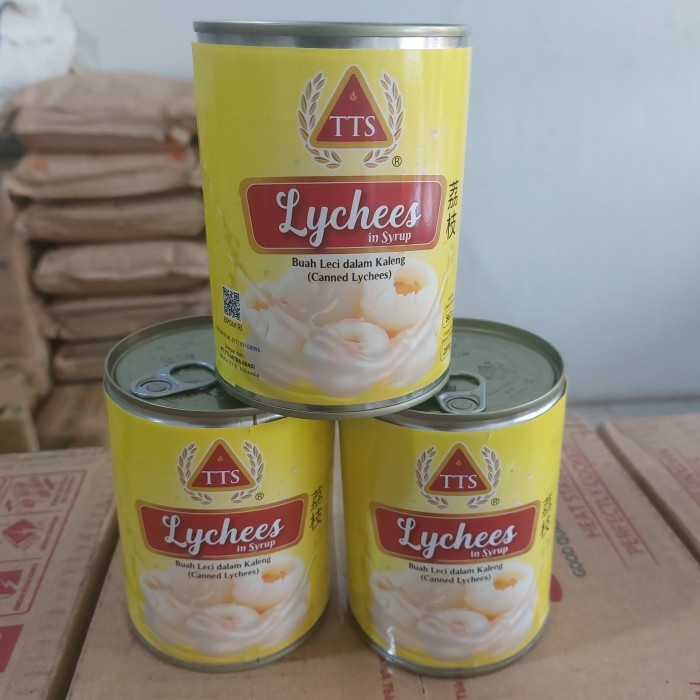 

New Arrival TTS lechee 567gr leci kaleng