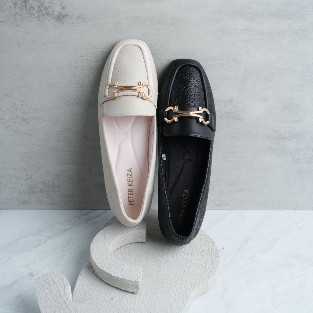 Peter Keiza Sepatu Formal Moccasin Wedges Wanita BS16-03