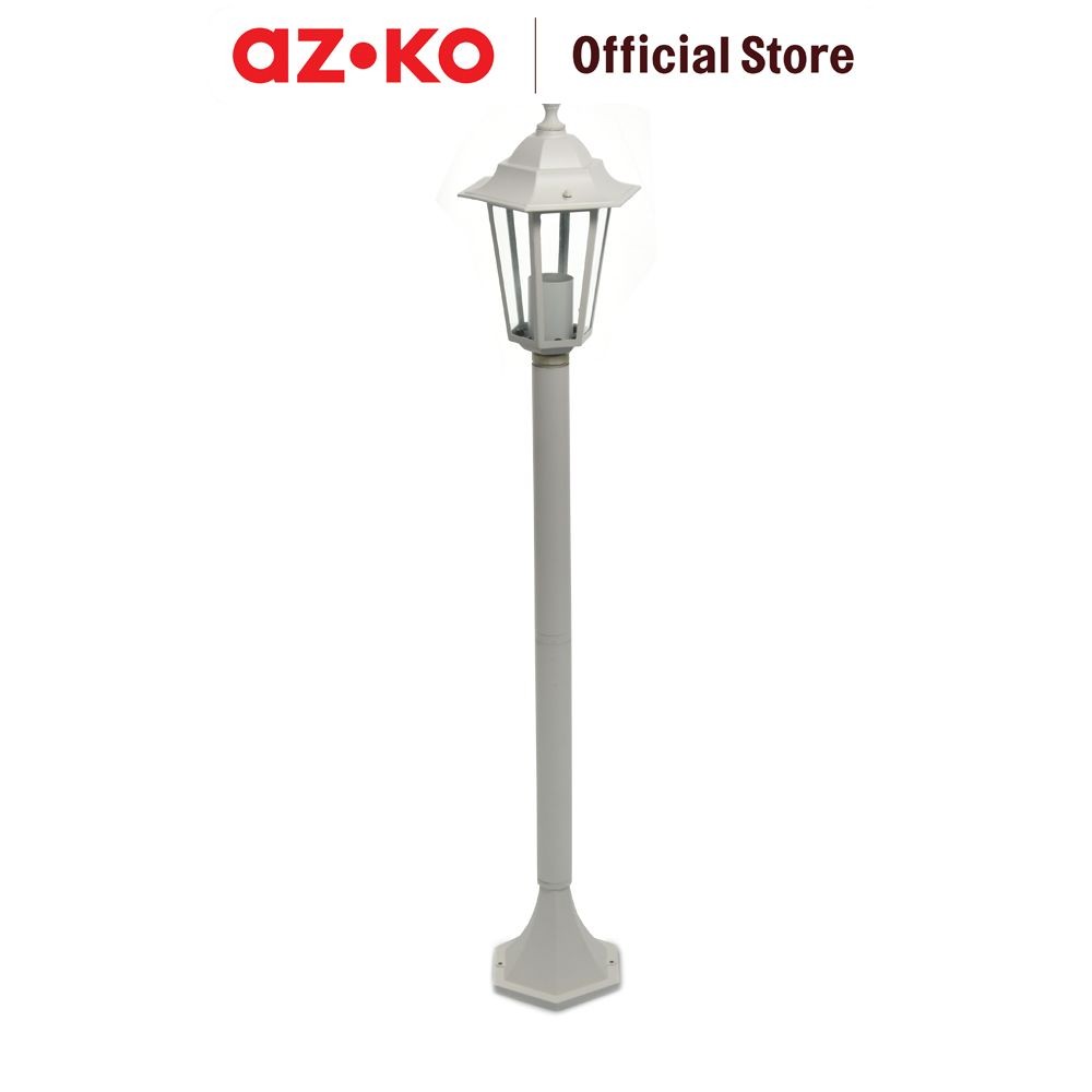 AZKO Eglo Laterna-V Lampu Taman Midway - Putih Outdoor Garden Lamp Dekorasi Penerangan Luar Ruangan 
