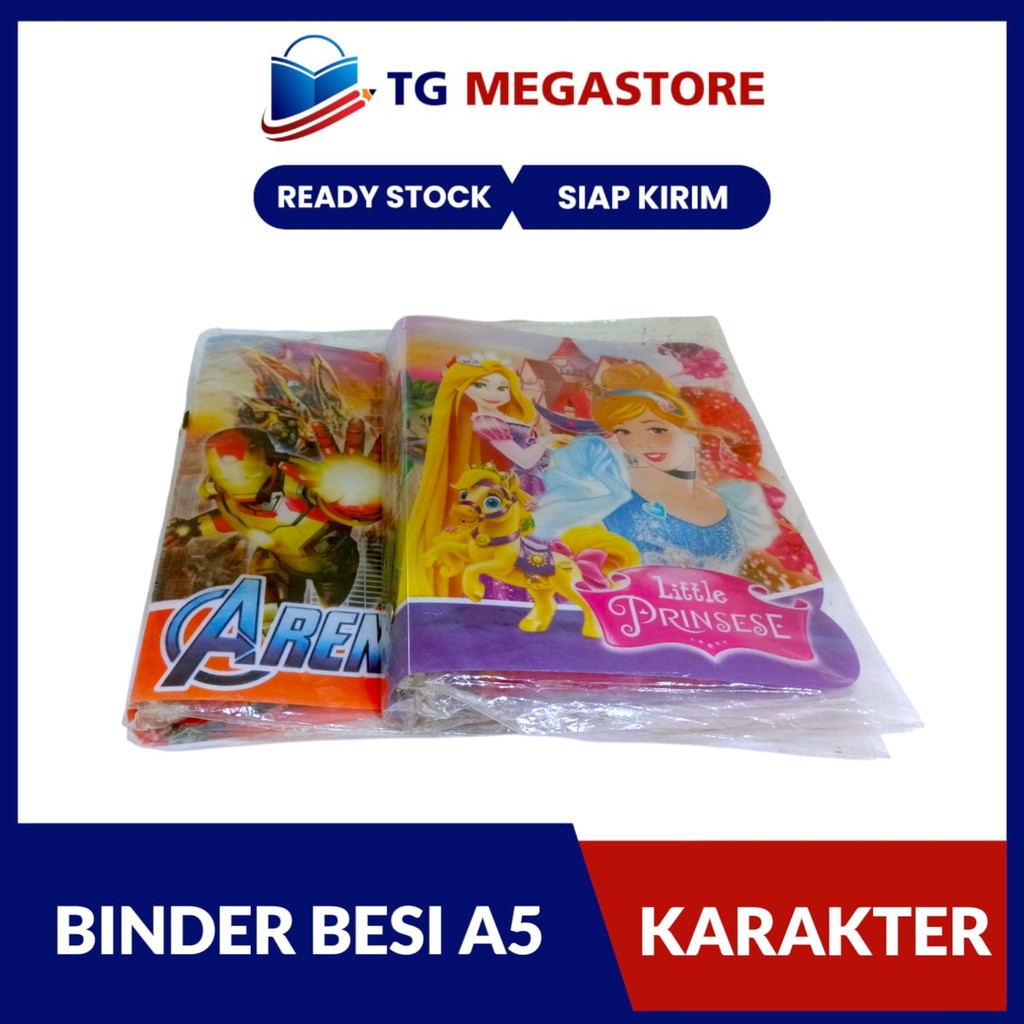 

Binder Besi Karakter Kartun Ukuran A5
