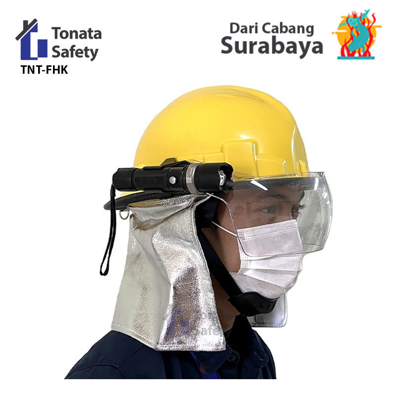 Helm Pemadam Kebakaran / Helm Damkar / kuning - TANPA SENTER