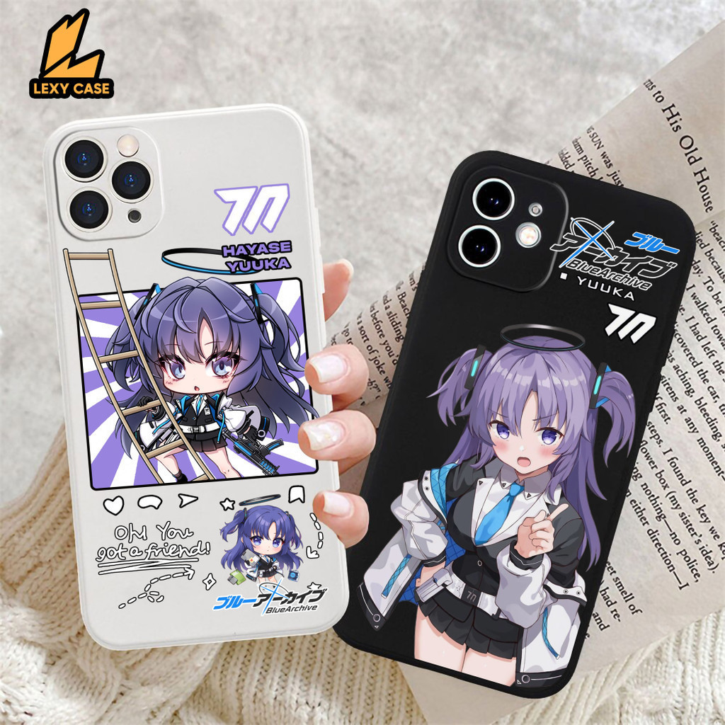 Case Yuuka Blue Archive SM439 Vivo Y12 Y17S Y20 V15 Softcase Karakter Anime Keren Estetik Terbaru Ho