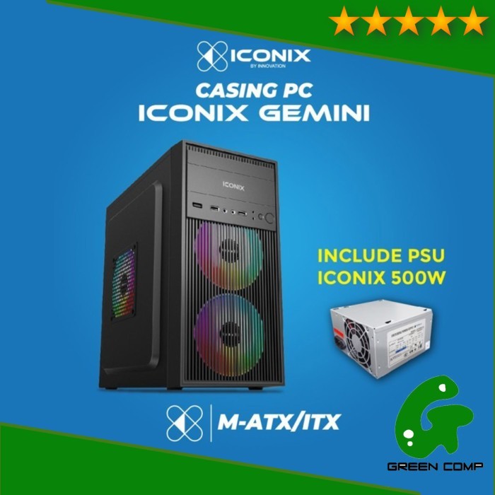 Case ICONIX Gemini include psu