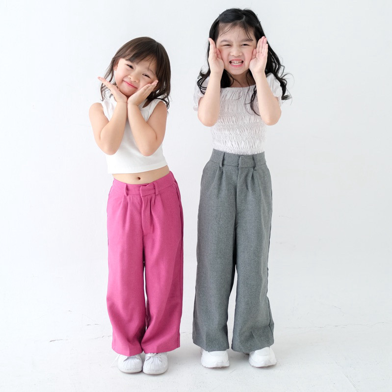 LMC74 KIDS | Ally Pants celana panjang anak pants kulot anak loose pants anak