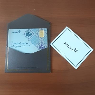 LOGAM MULIA EMAS ANTAM LM GIFT SERIES CONGRATULATIONS 1 GRAM 1 GR GOLD